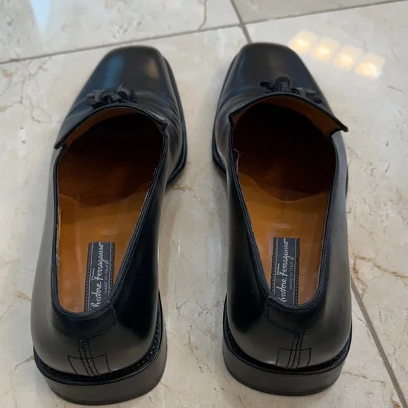 Salvatore Ferragamo Black Tassel Loafers - Picture 4 of 4